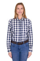 Thomas Cook Tamara Long Sleeve Shirt - Navy/White