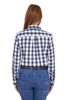Thomas Cook Tamara Long Sleeve Shirt - Navy/White