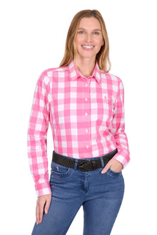 Thomas Cook Tamara Long Sleeve Shirt - Pink/White