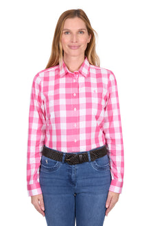 Thomas Cook Tamara Long Sleeve Shirt - Pink/White