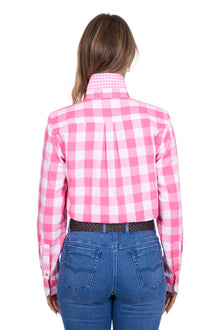 Thomas Cook Tamara Long Sleeve Shirt - Pink/White