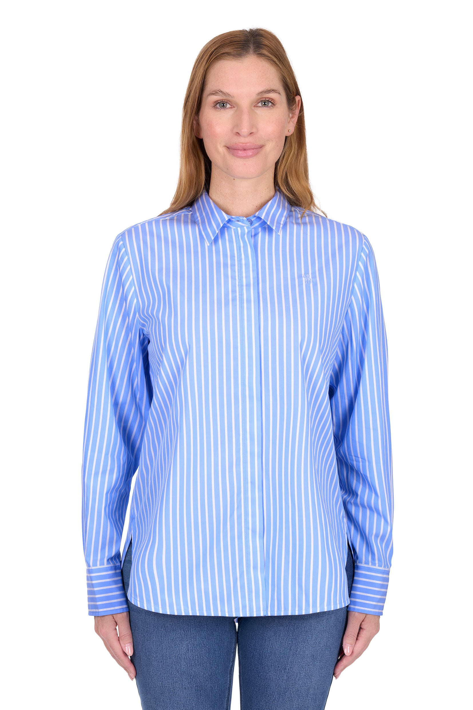 Thomas Cook Esther Long Sleeve Shirt - Sky Blue