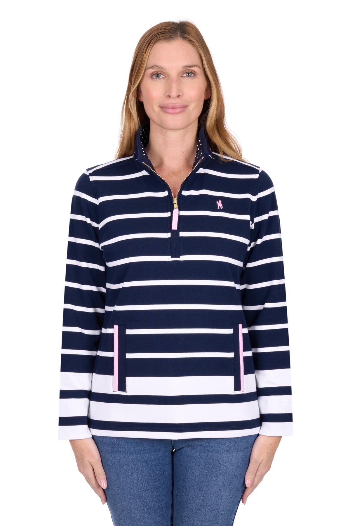 Thomas Cook Womens Ava 1/4 Zip Rugby