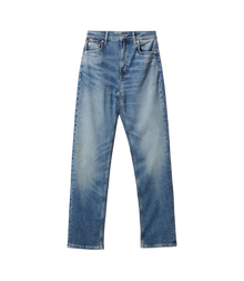 Maren Slim Straight Jean - Roughout Indigo