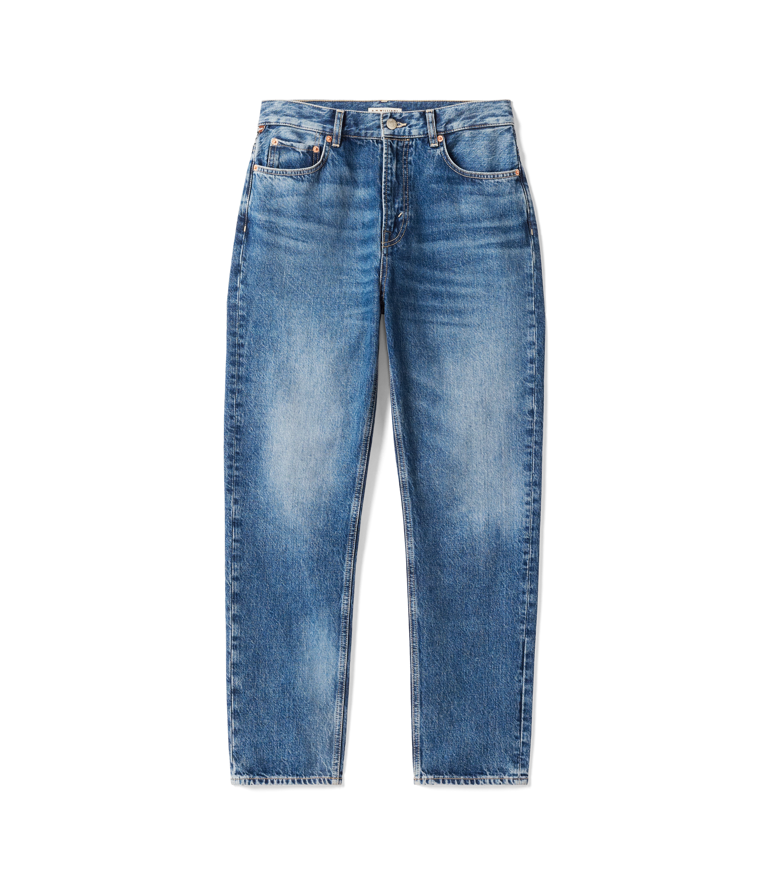 Rowe Cropped Straight Jean - Vintage Indigo