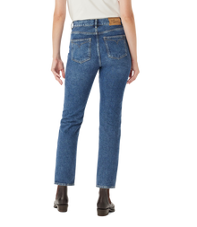 Rowe Cropped Straight Jean - Vintage Indigo