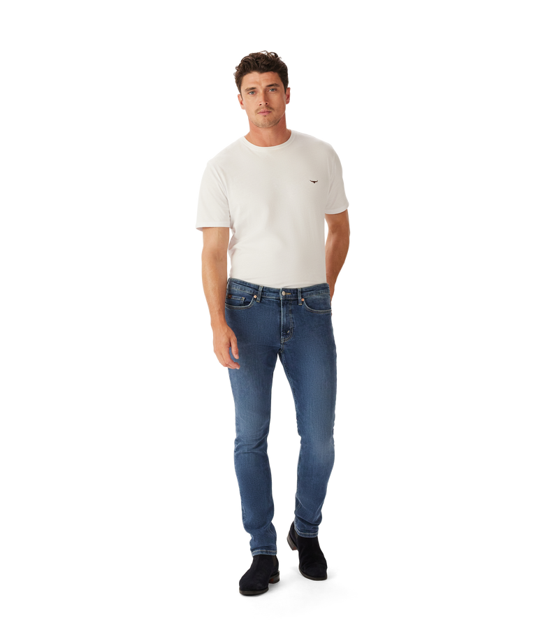 Victor Jean Mid Indigo Wash