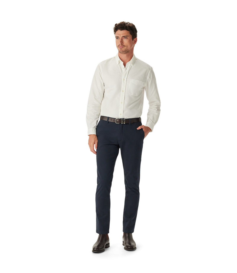 Coolac Stretch Cotton Chino - Navy