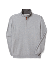 Mulyungarie 1/4 Zip Sweatshirt - Grey Marle