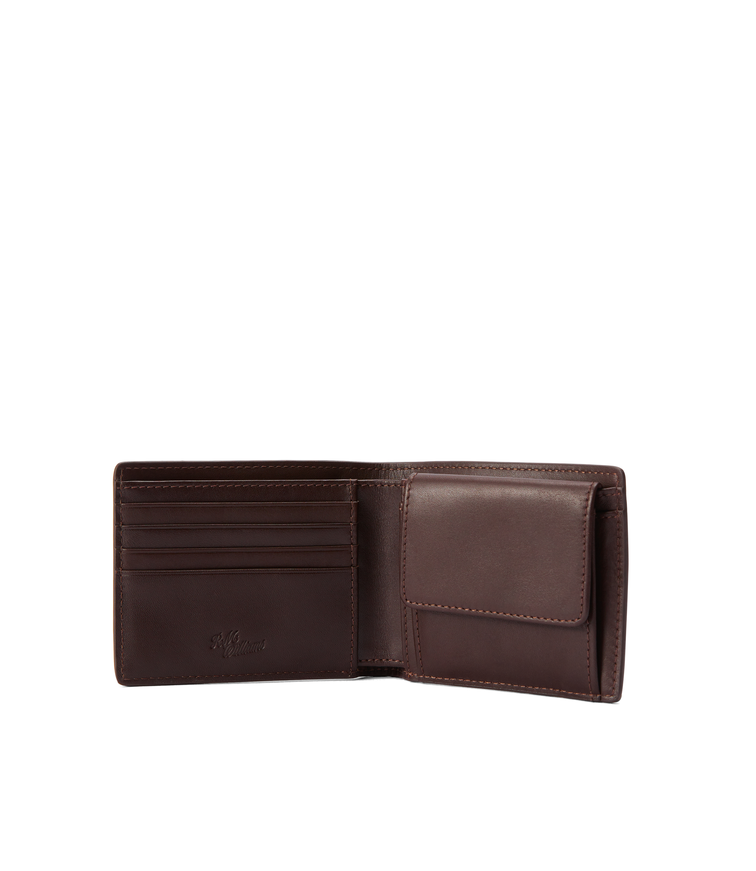 Bifold Wallet With Pocket - Chestnut