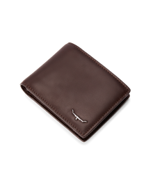 Bifold Wallet With Pocket - Chestnut