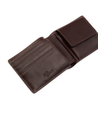 Bifold Wallet With Pocket - Chestnut
