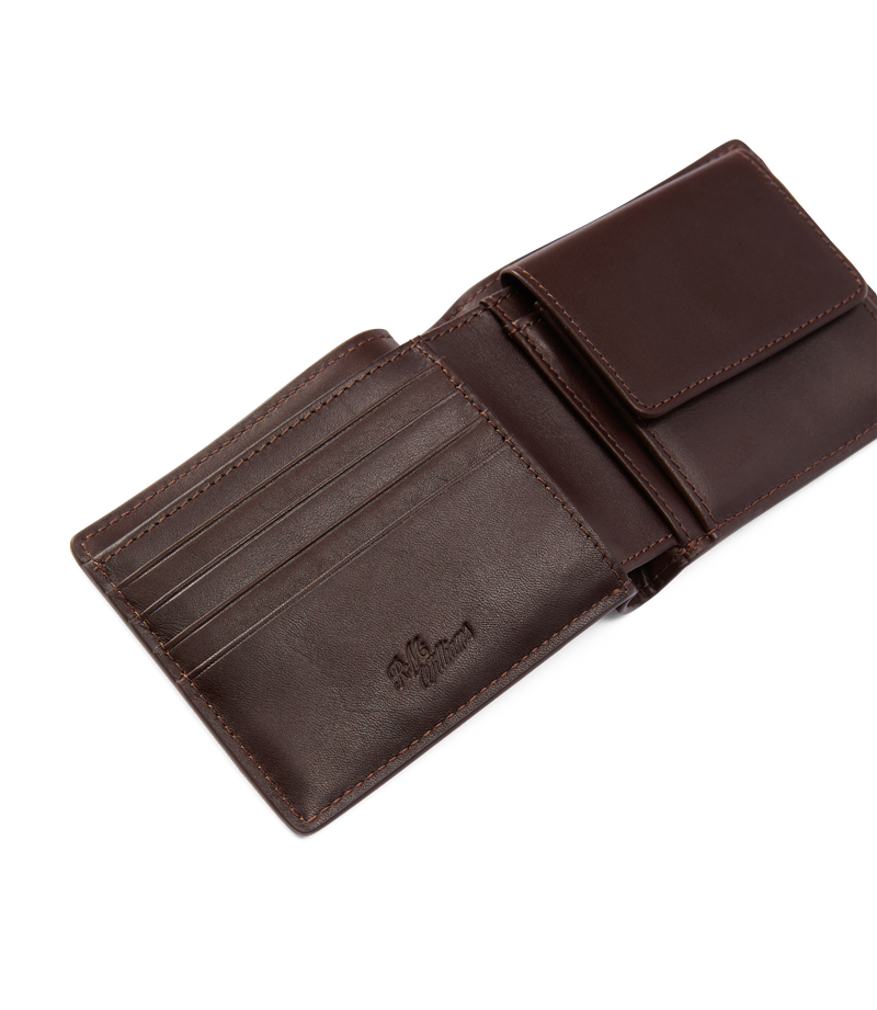 Bifold Wallet with Pocket - Chestnut