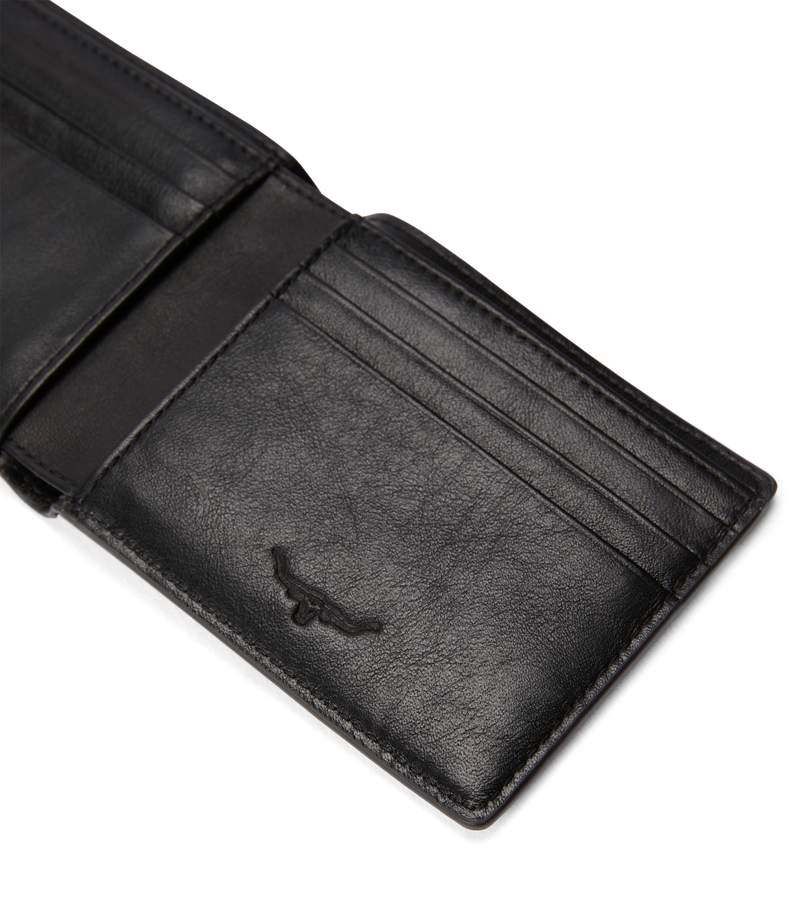 Farrier Slim Bi Fold - Black