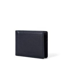 Farrier Bi Fold Clip Wallet - Black