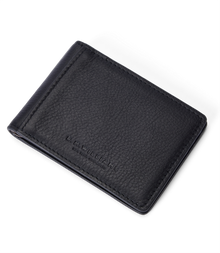 Farrier Bi Fold Clip Wallet - Black