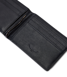 Farrier Bi Fold Clip Wallet - Black