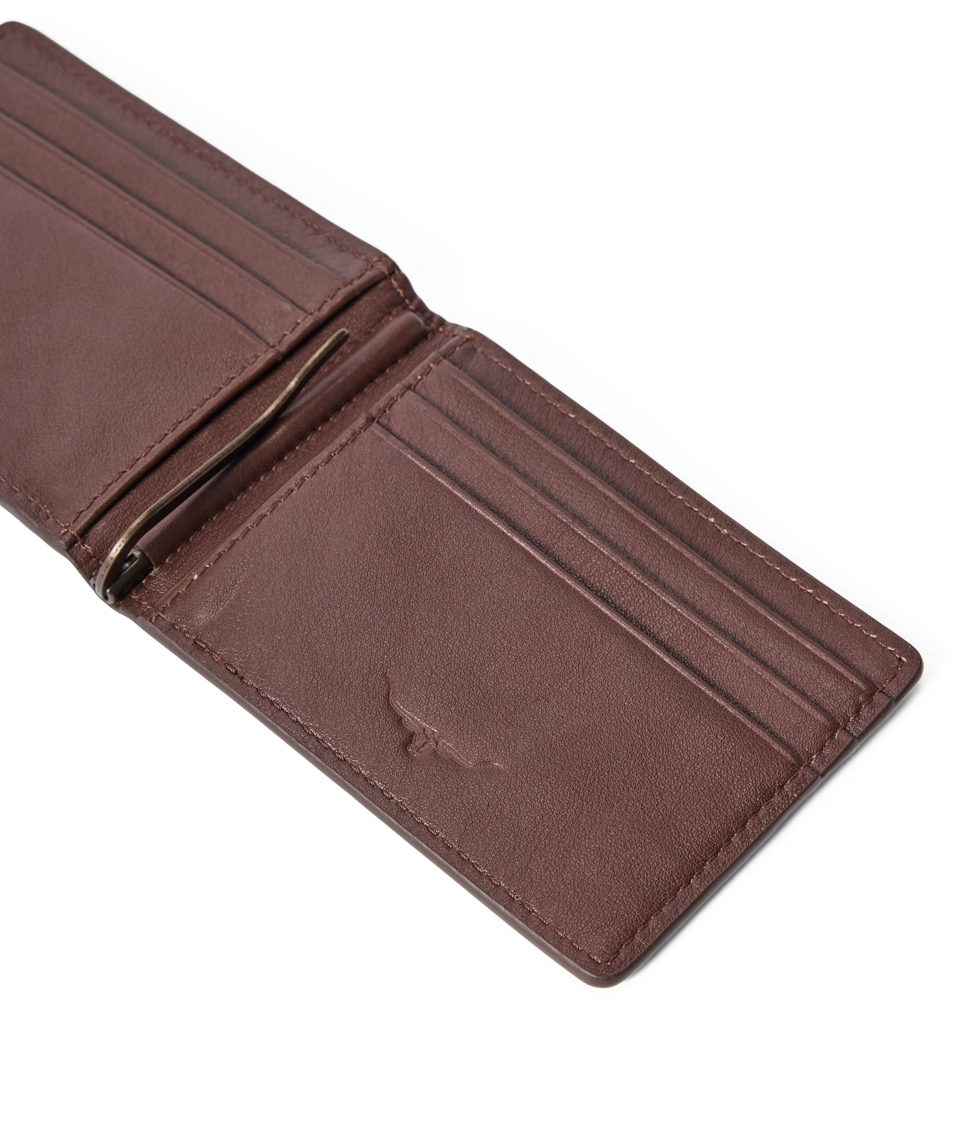 Farrier Bi Fold Clip Wallet - Whiskey