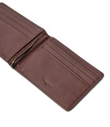 Farrier Bi Fold Clip Wallet - Whiskey
