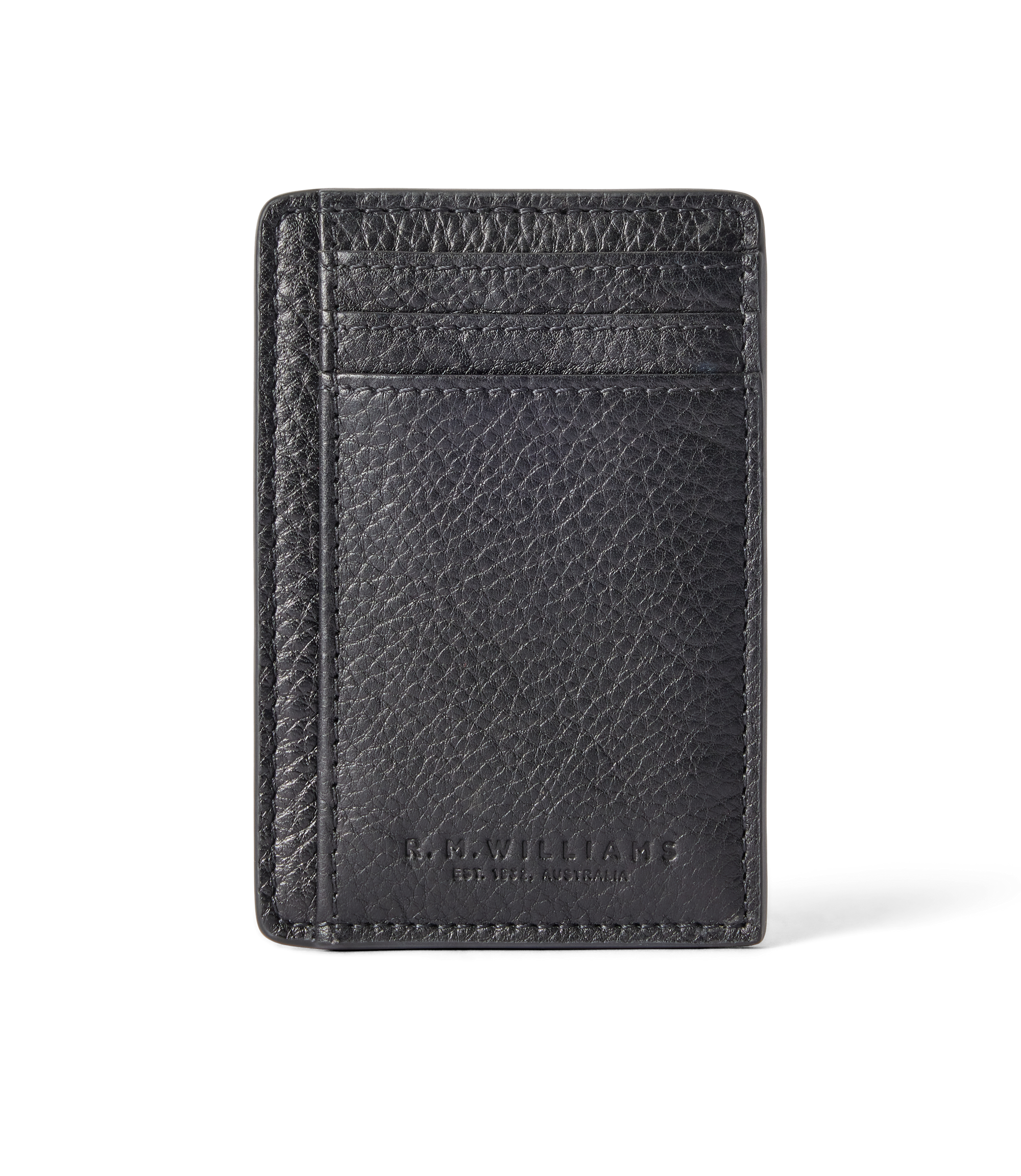 Farrier Cardholder With Money Clip - Black