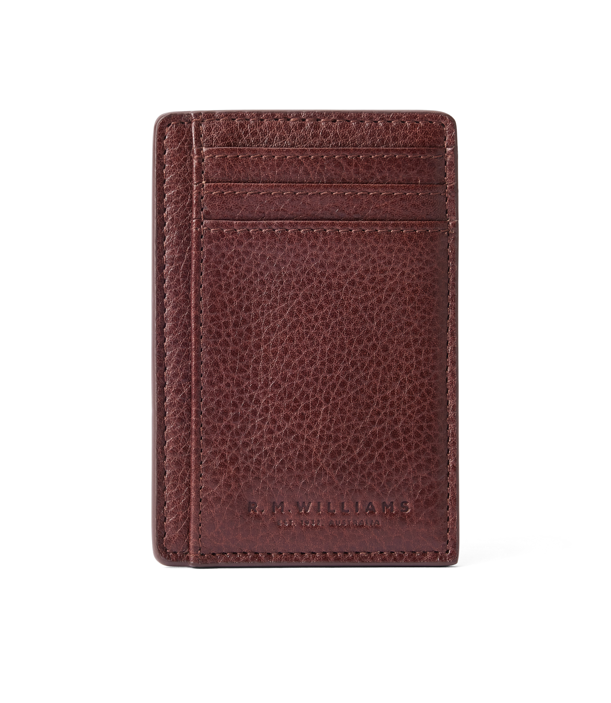 Farrier Cardholder With Money Clip - Whiskey