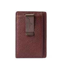 Farrier cardholder with money clip - Whiskey