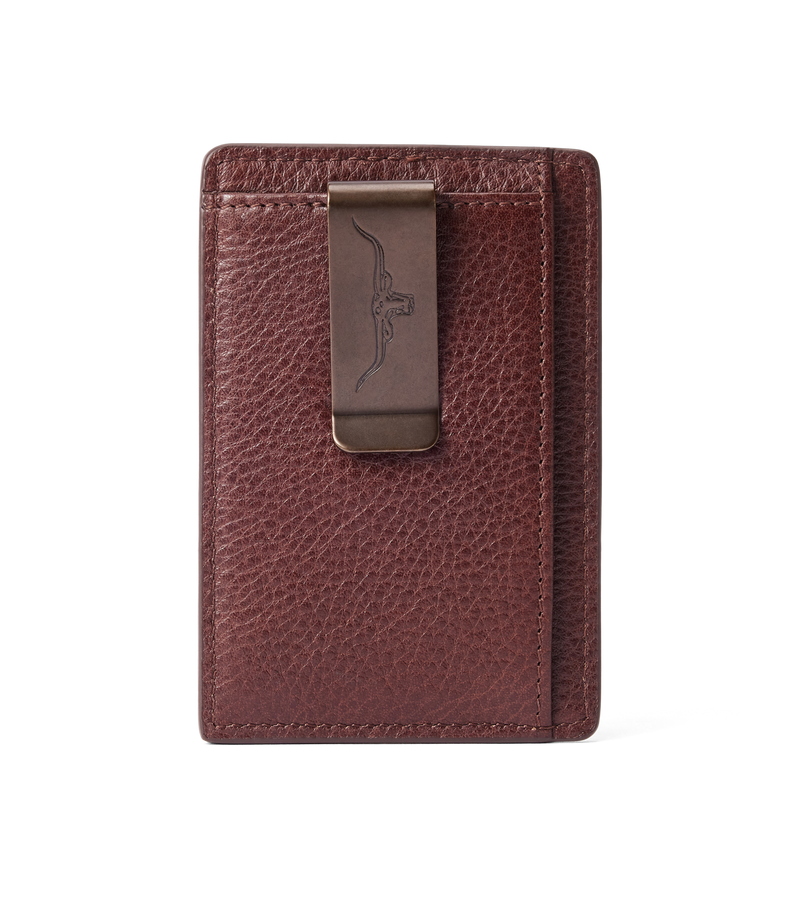 Farrier cardholder with money clip - Whiskey