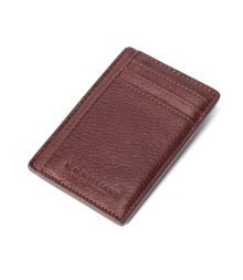 Farrier Cardholder With Money Clip - Whiskey