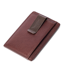 Farrier Cardholder With Money Clip - Whiskey