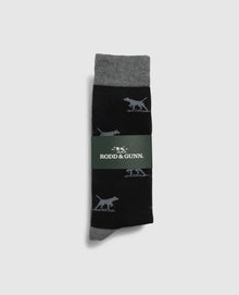 Rodd & Gunn Dogs-A-Plenty Three Pack Socks - Biz Multi