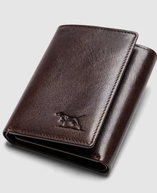 Rodd & Gunn Westport Tri Fold Wallet - Chocolate