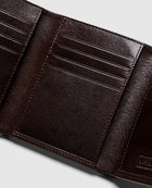 Rodd & Gunn Westport Tri Fold Wallet - Chocolate