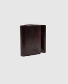 Rodd & Gunn Westport Tri Fold Wallet - Chocolate