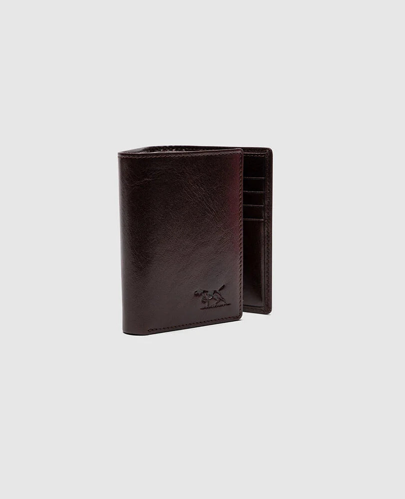Rodd & Gunn Westport Tri Fold Wallet - Chocolate