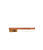 Suede Brass Bristle Brush