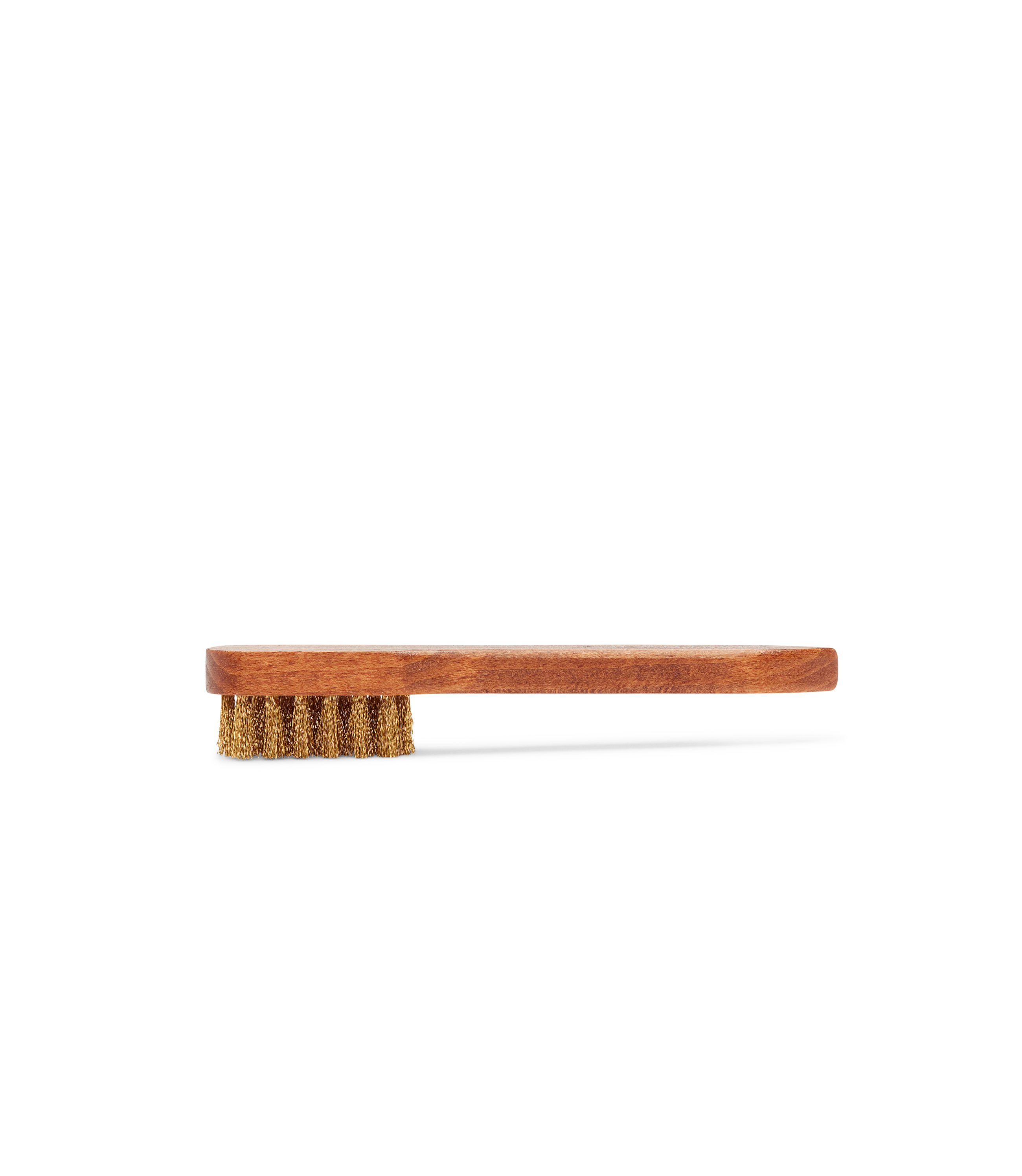 Suede Brass Bristle Brush