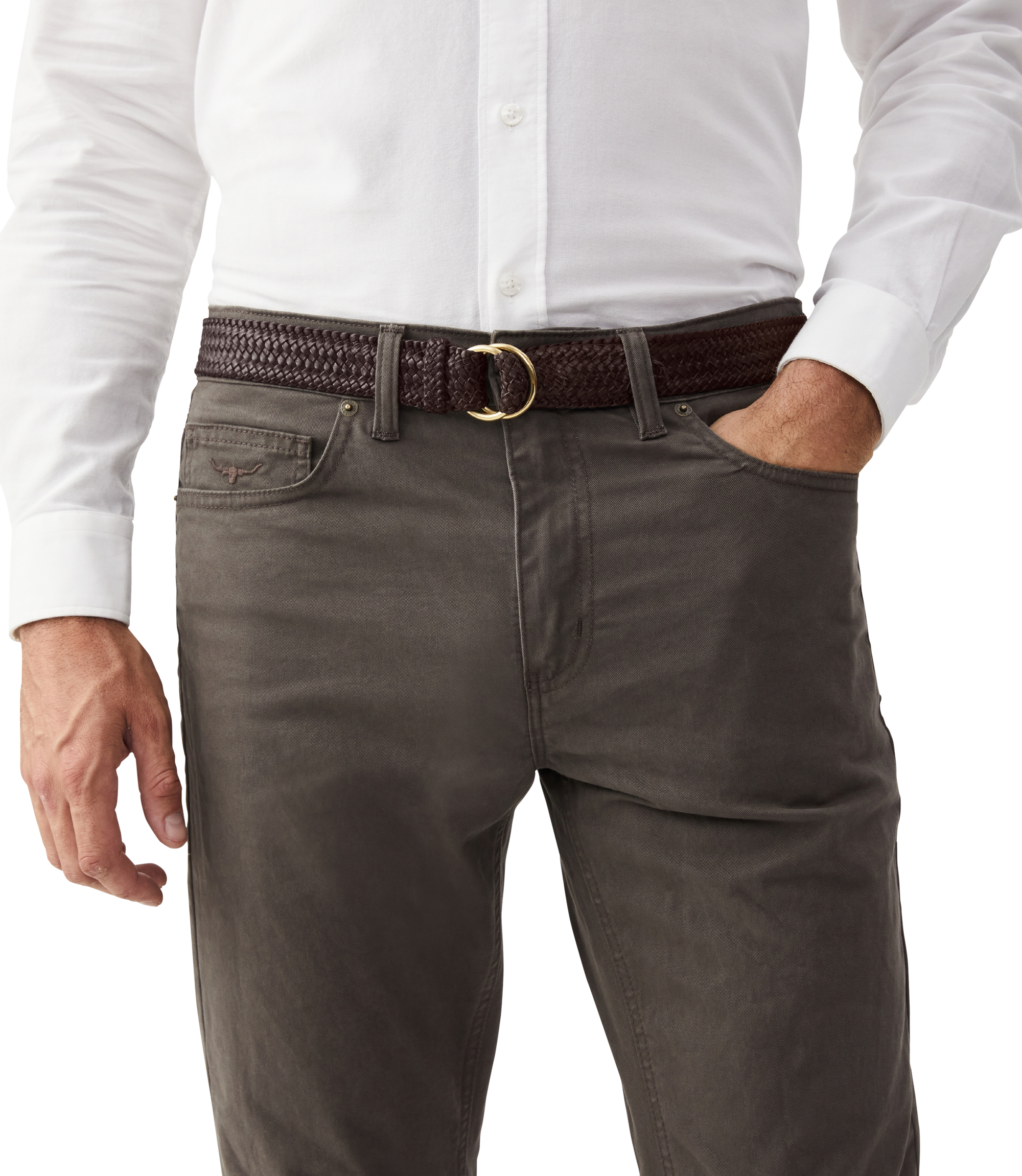 1 1/2" Plaited 'O' Ring Belt