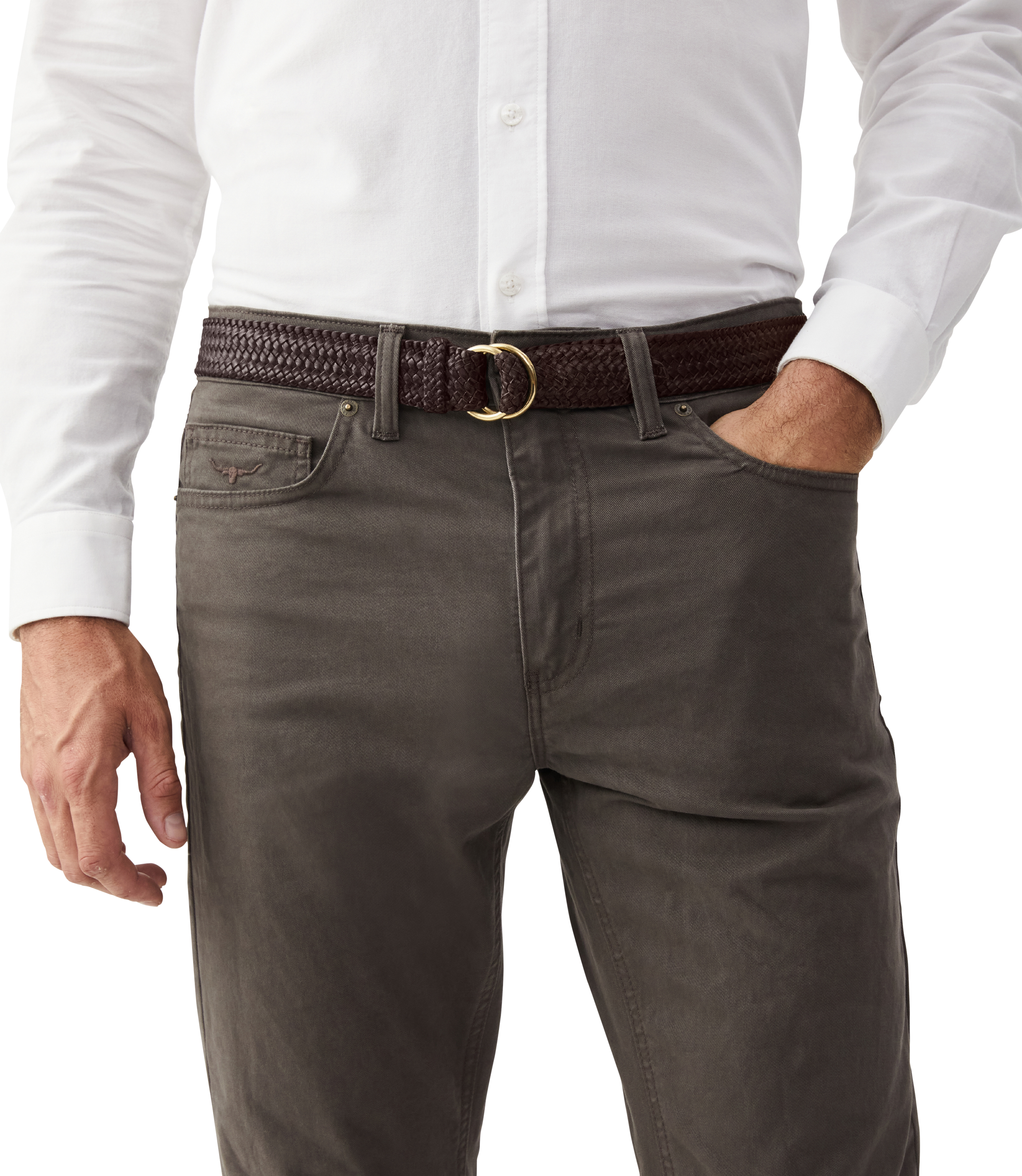 1 1/2" Plaited 'O' Ring Belt