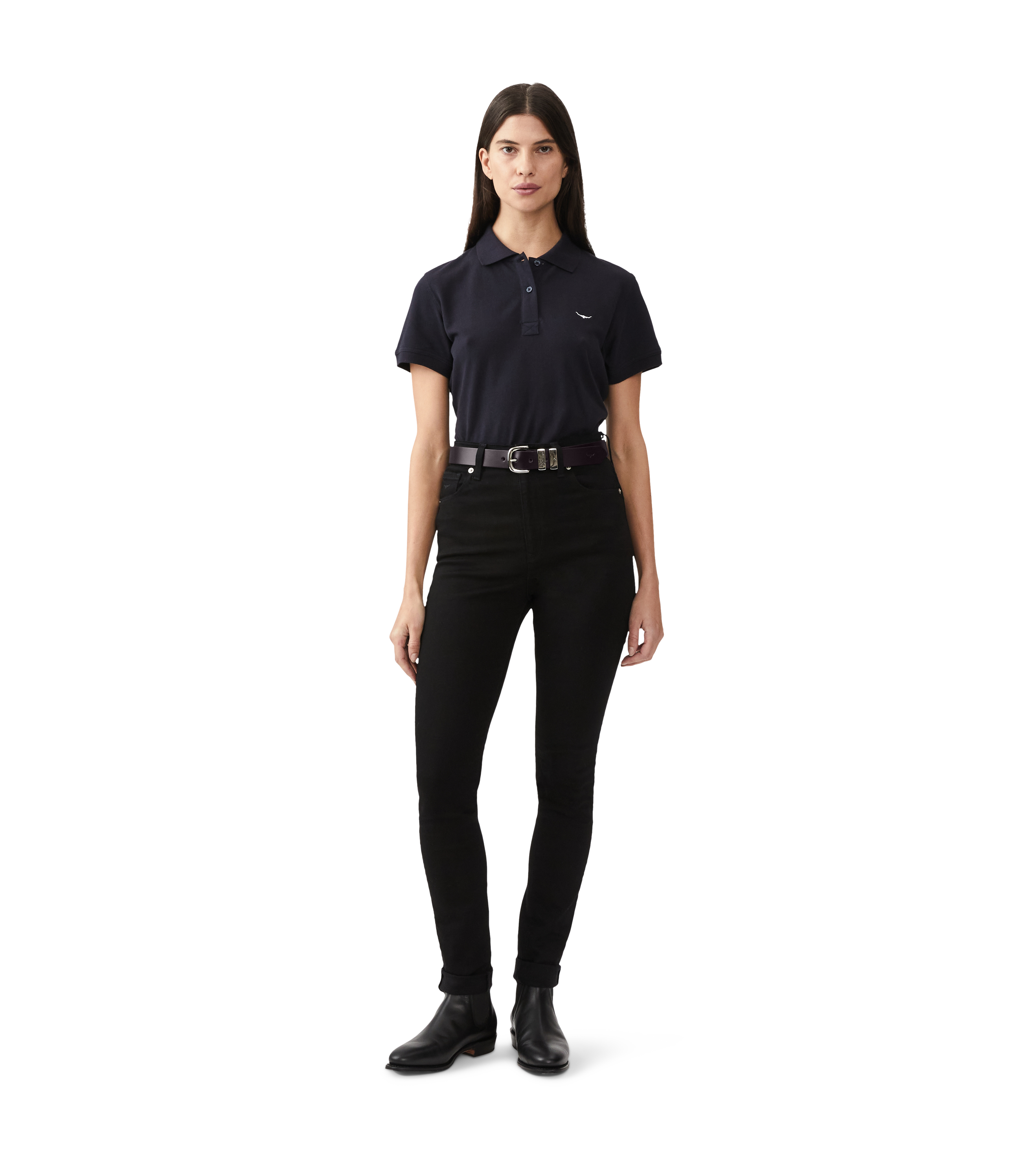 Slim Drover Belt - Black