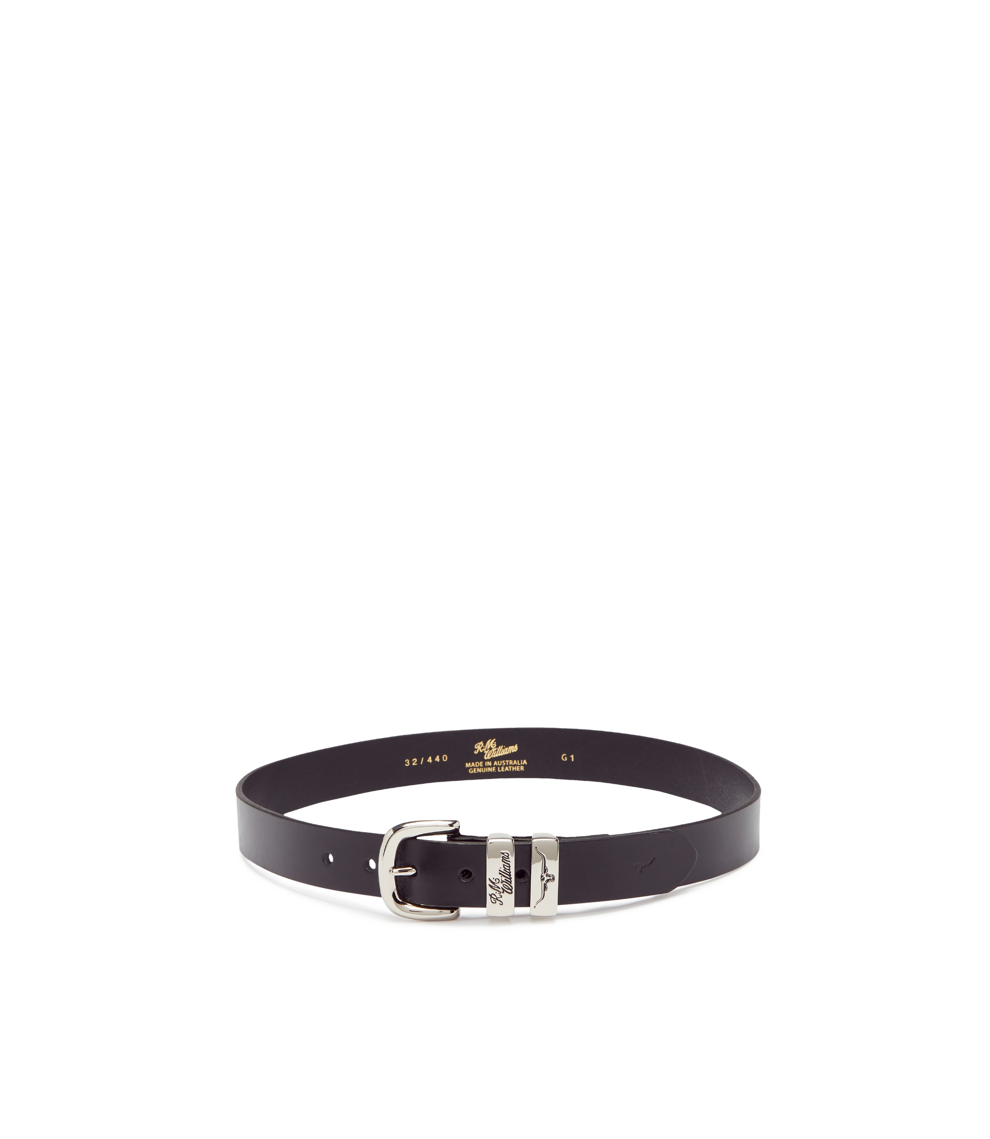 Slim Drover Belt - Black