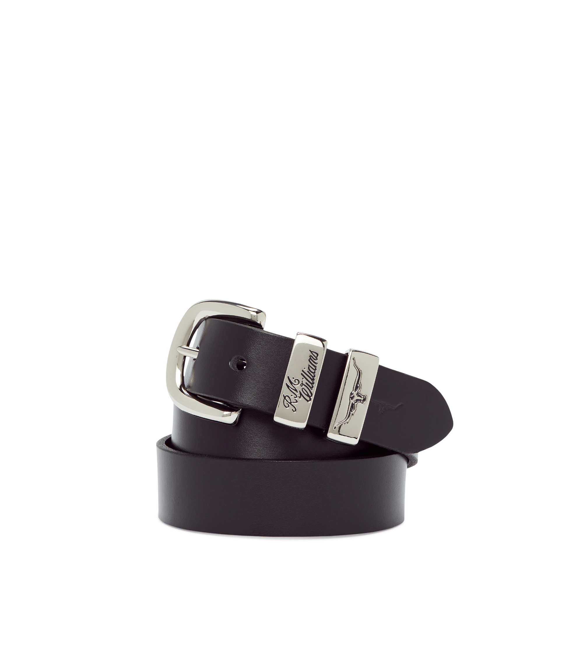 Slim Drover Belt - Black