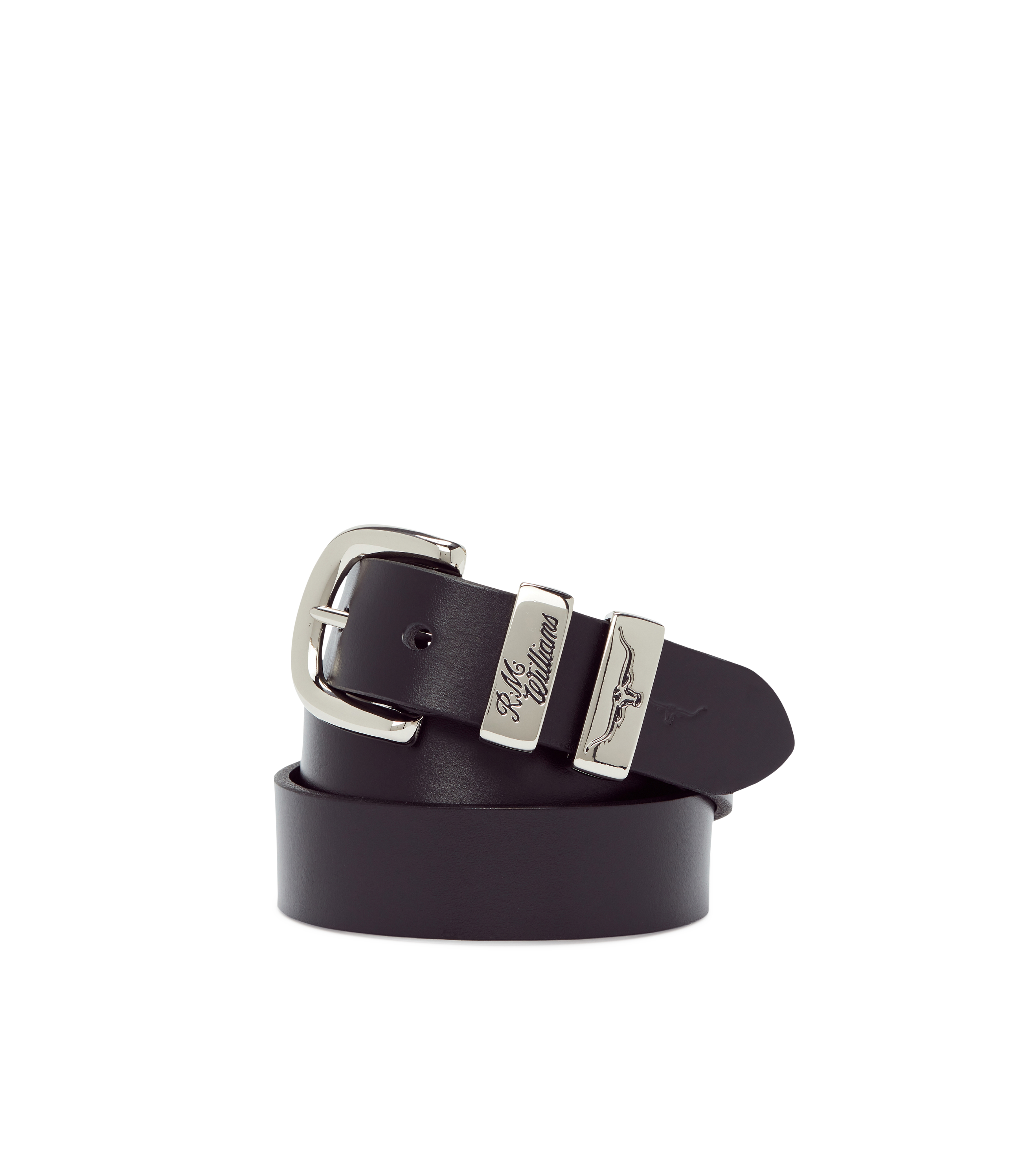 Slim Drover Belt - Black