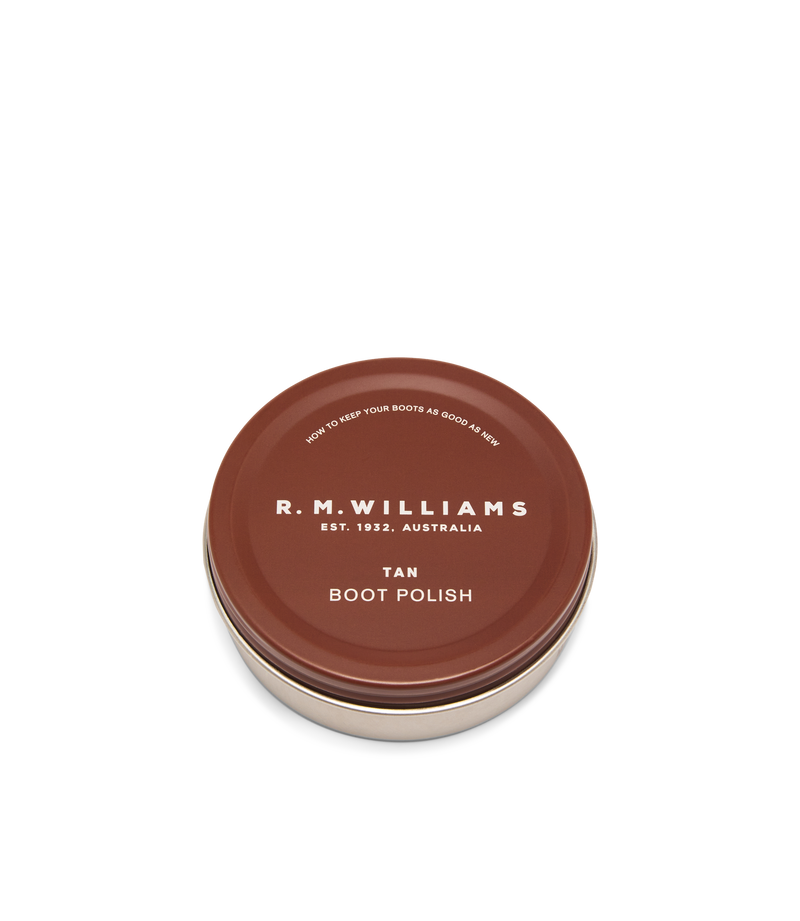 Stockman's boot polish - Tan