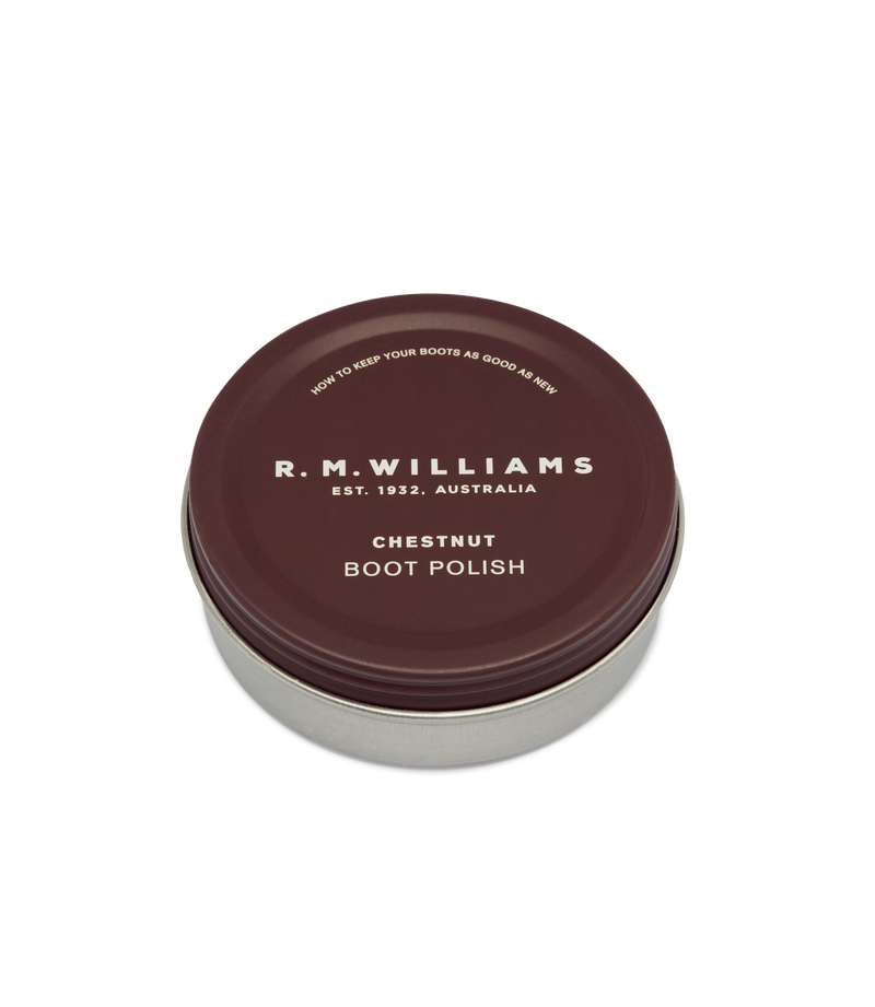 Stockman's boot polish - Chestnut