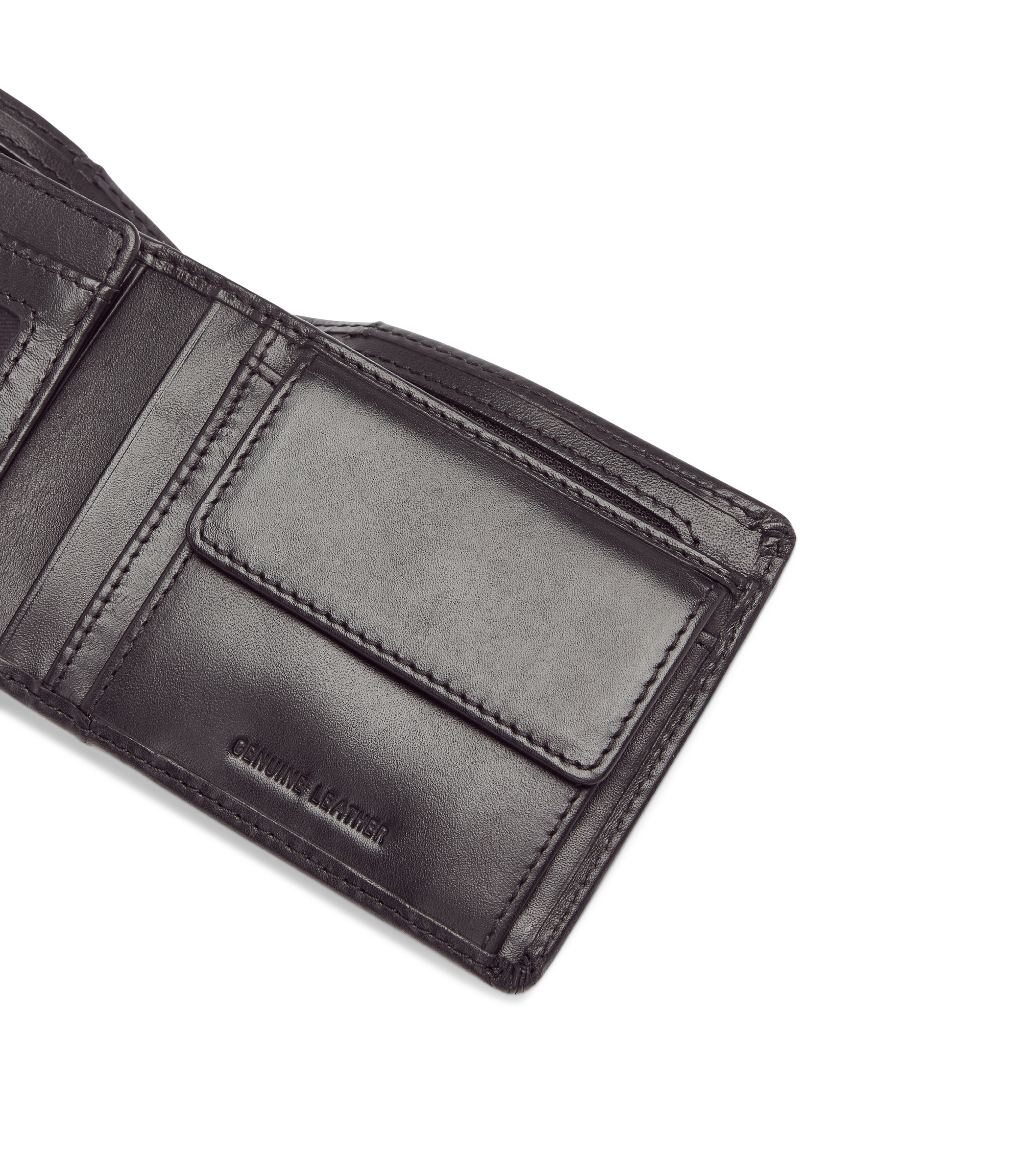 Wallet With Coin Pocket - Black