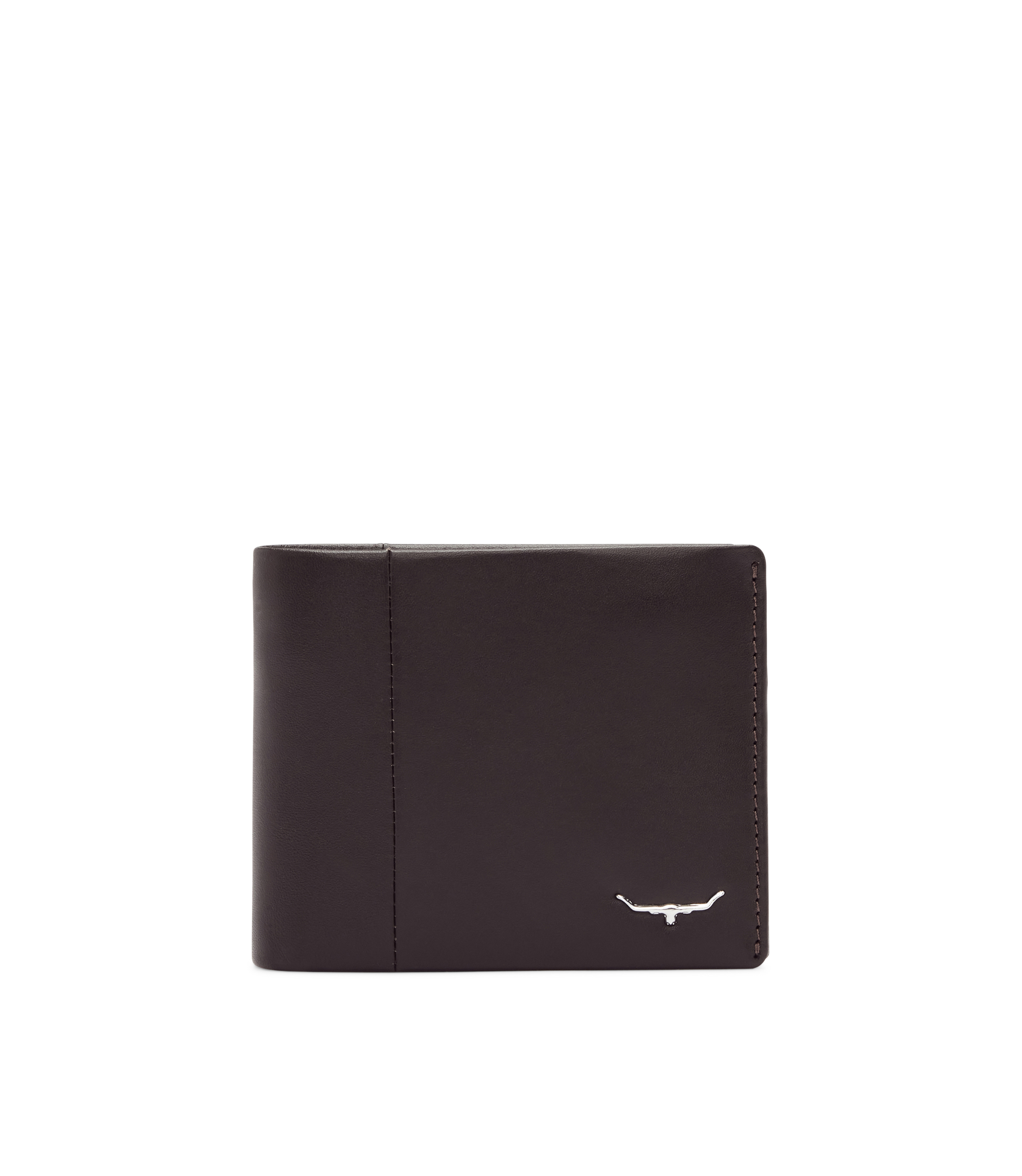 Wallet With Coin Pocket - Brown
