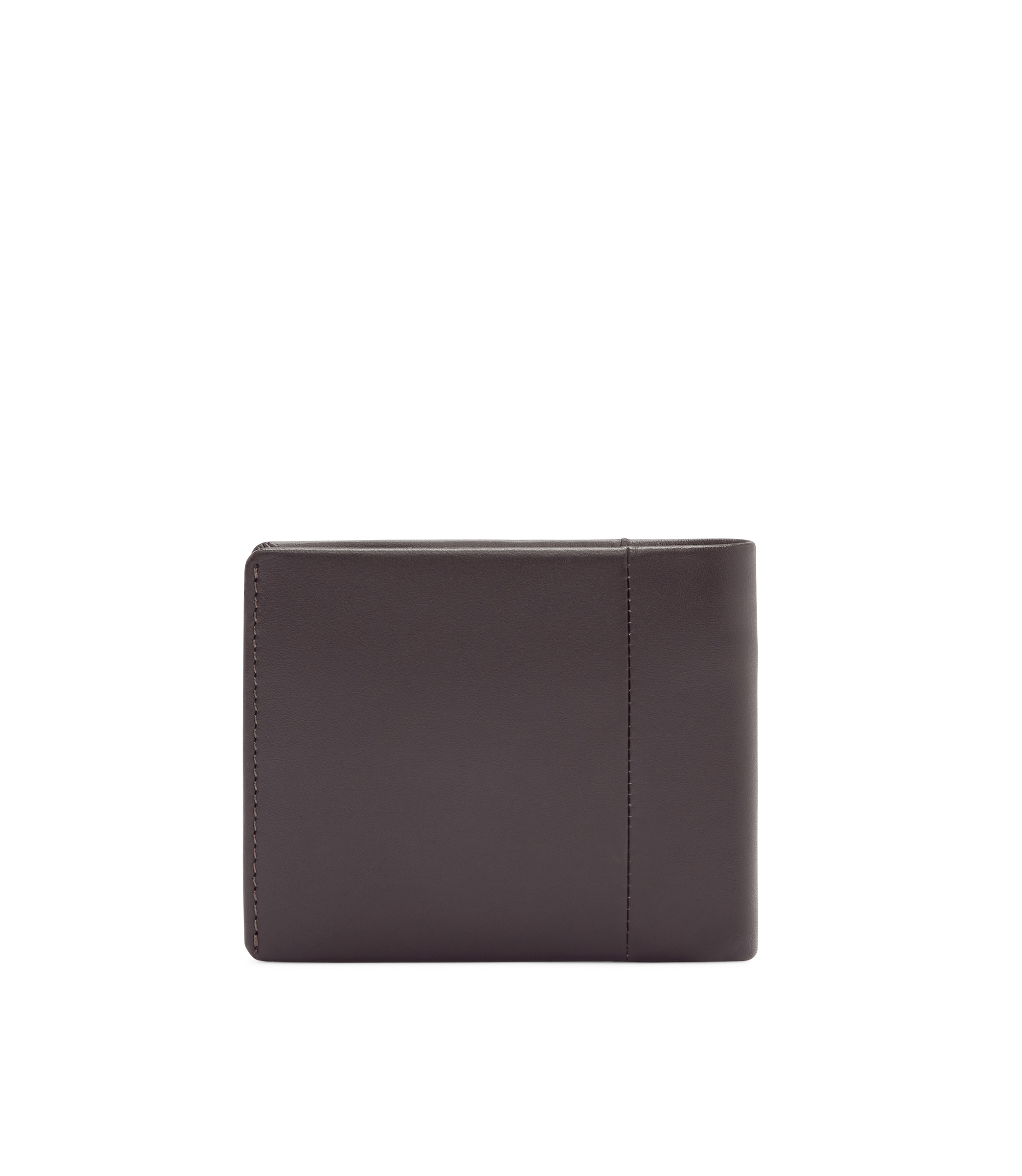 Wallet With Coin Pocket - Brown