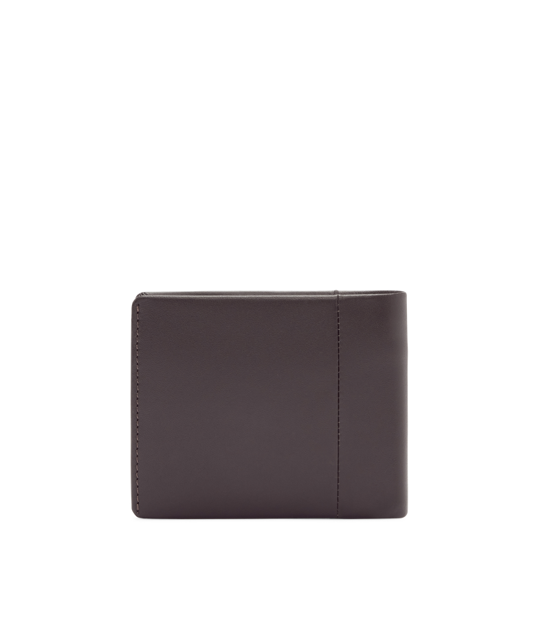 Wallet with Coin Pocket - Brown