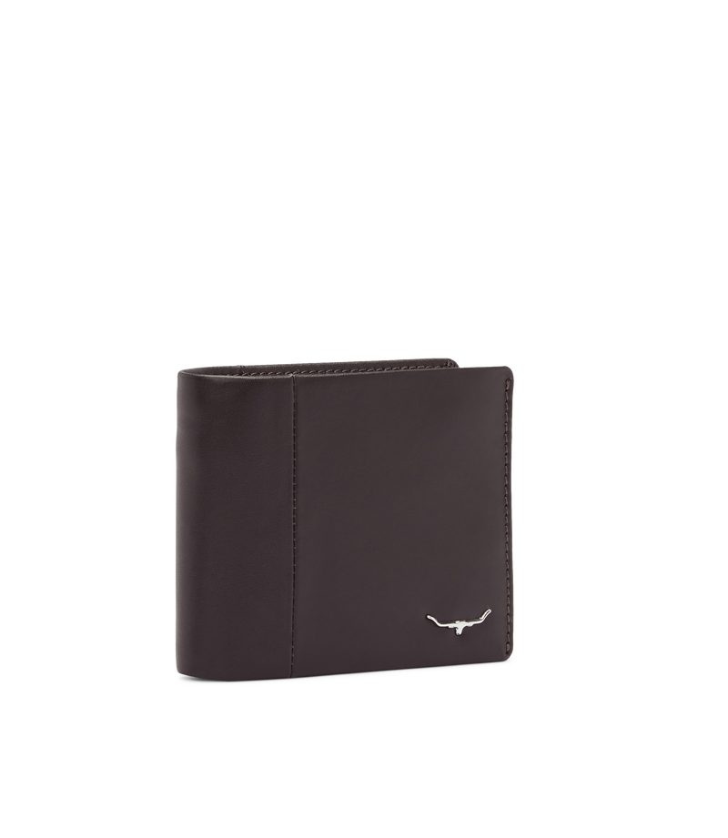 Wallet with Coin Pocket - Brown