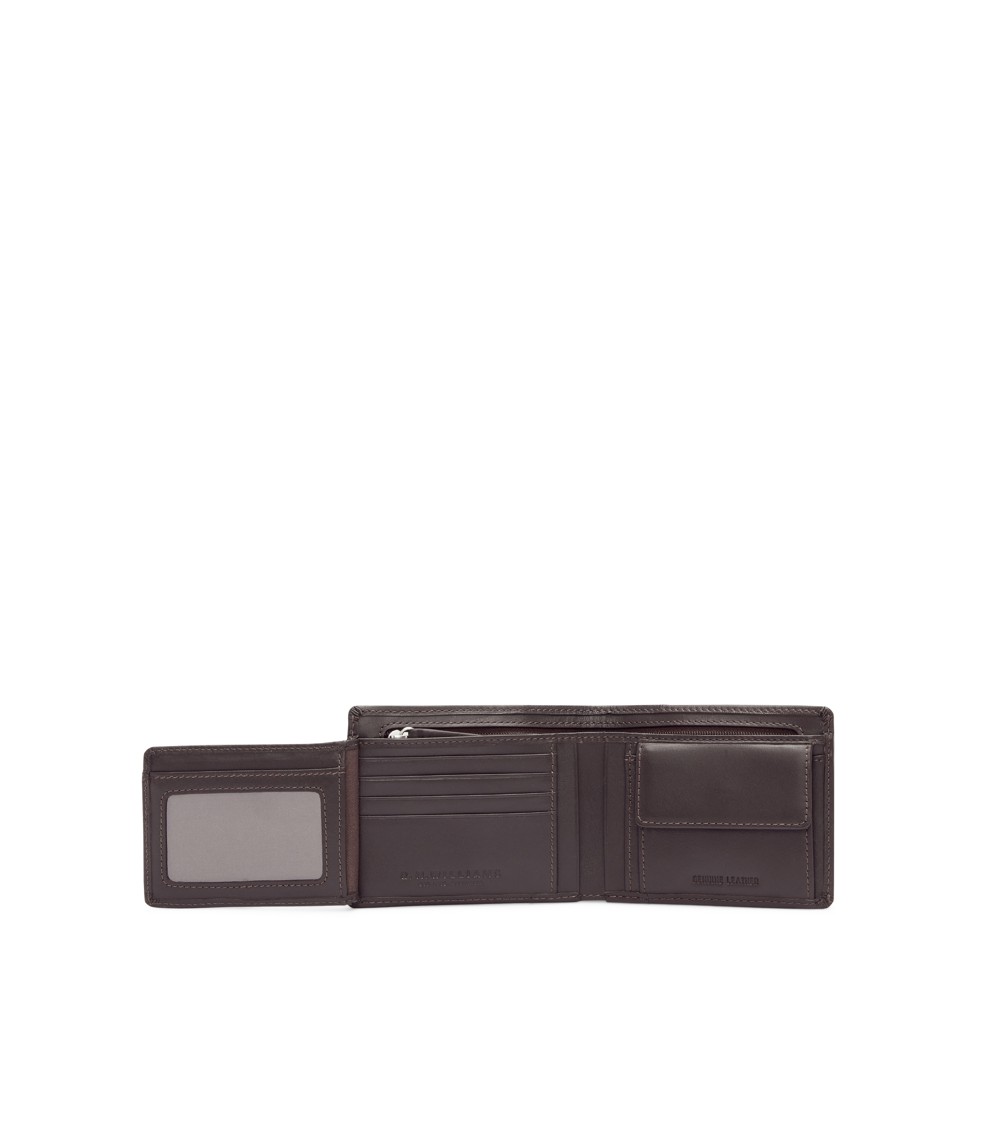 Wallet With Coin Pocket - Brown